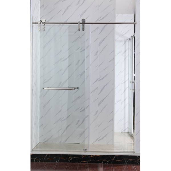 Heimo Frameless Shower Doors 60" Width x 72" Height with 3/8"(10mm